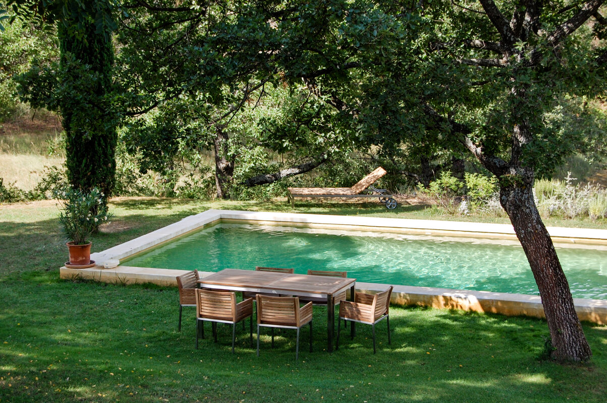 Vista sulla piscina Villa Ansouis