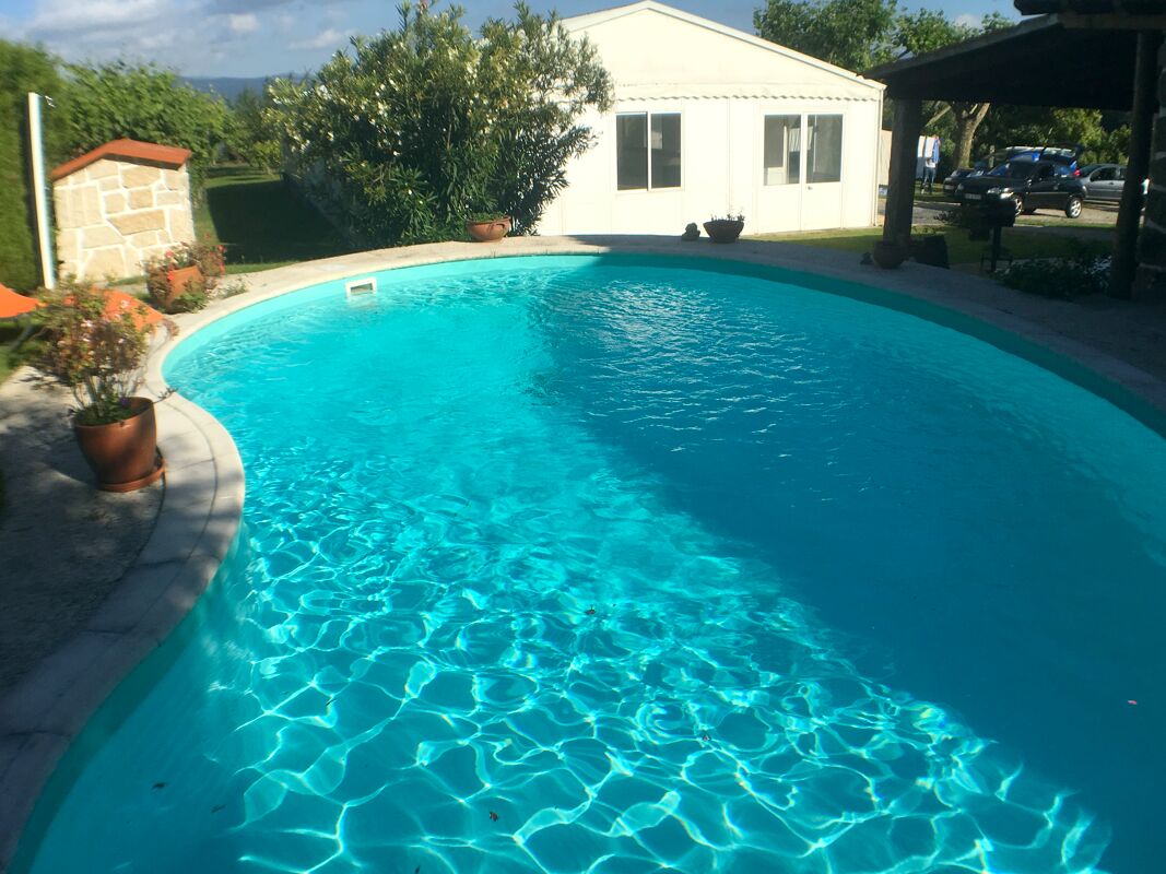 Vista sulla piscina Villa undefined