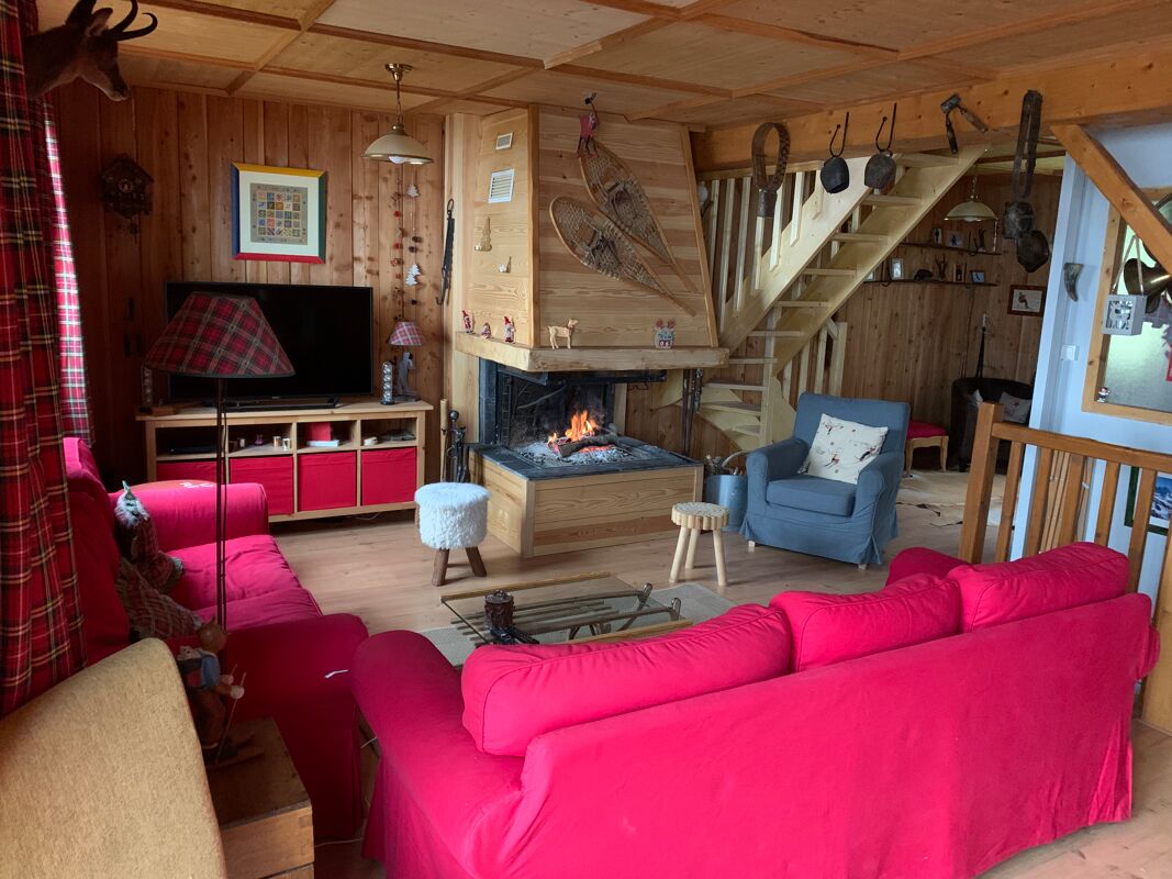 Living room Chalet Ax-les-Thermes