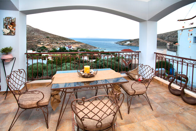 Maison à 350 m de la plage pour 6 pers. avec vue sur la mer à Kalymnos