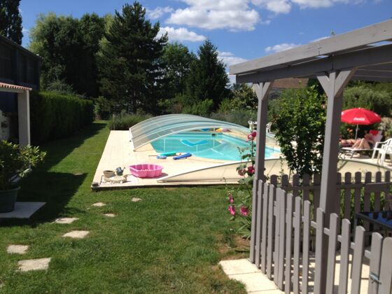 Studio pour 3 pers. avec piscine et jardin à Saint-Jean-d'Angély