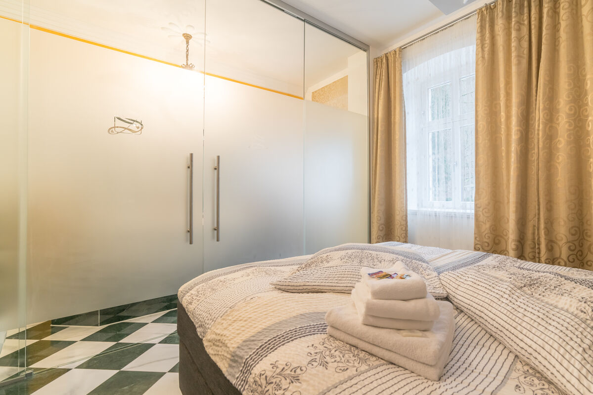 Schlafzimmer Ferienwohnung Bad Schandau