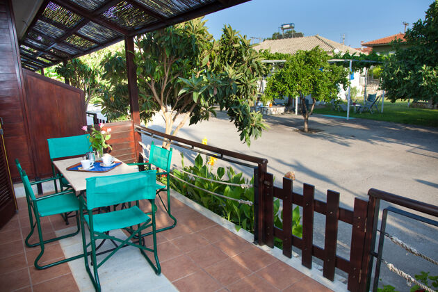 Hübsche Wohnung für 4 Pers. mit Garten und Balkon in Agios Andreas