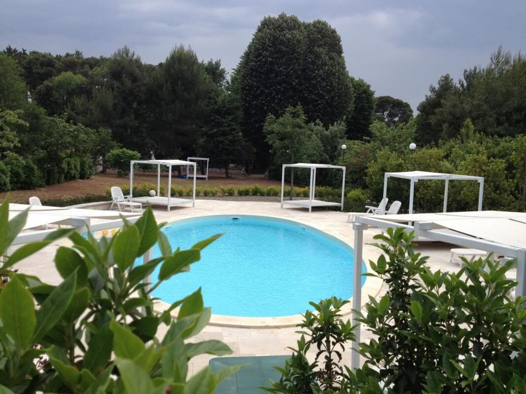 Swimming pool view Apartment Selva di Fasano