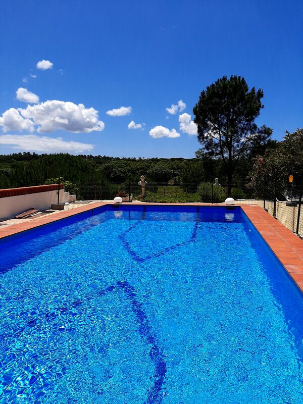 Vista sulla piscina Monolocale Santiago do Cacém