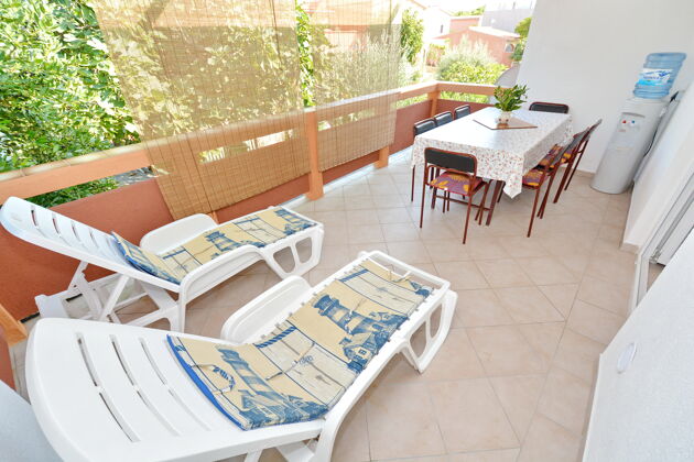 250 m away from the beach! Appartement for 6 ppl. with garden at Vir