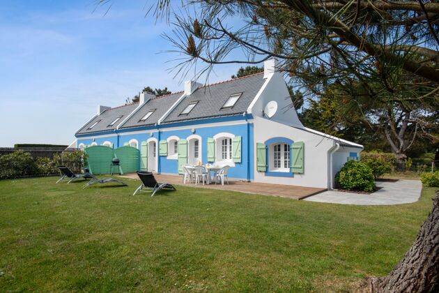 Casa a 500 m de la playa para 6 pers. con jardín y terraza en Bangor