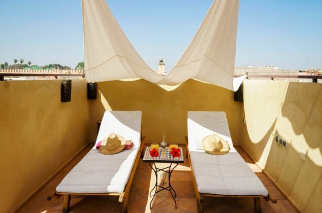 Grande villa para 15 pers. con piscina, jacuzzi y terraza en Marrakech