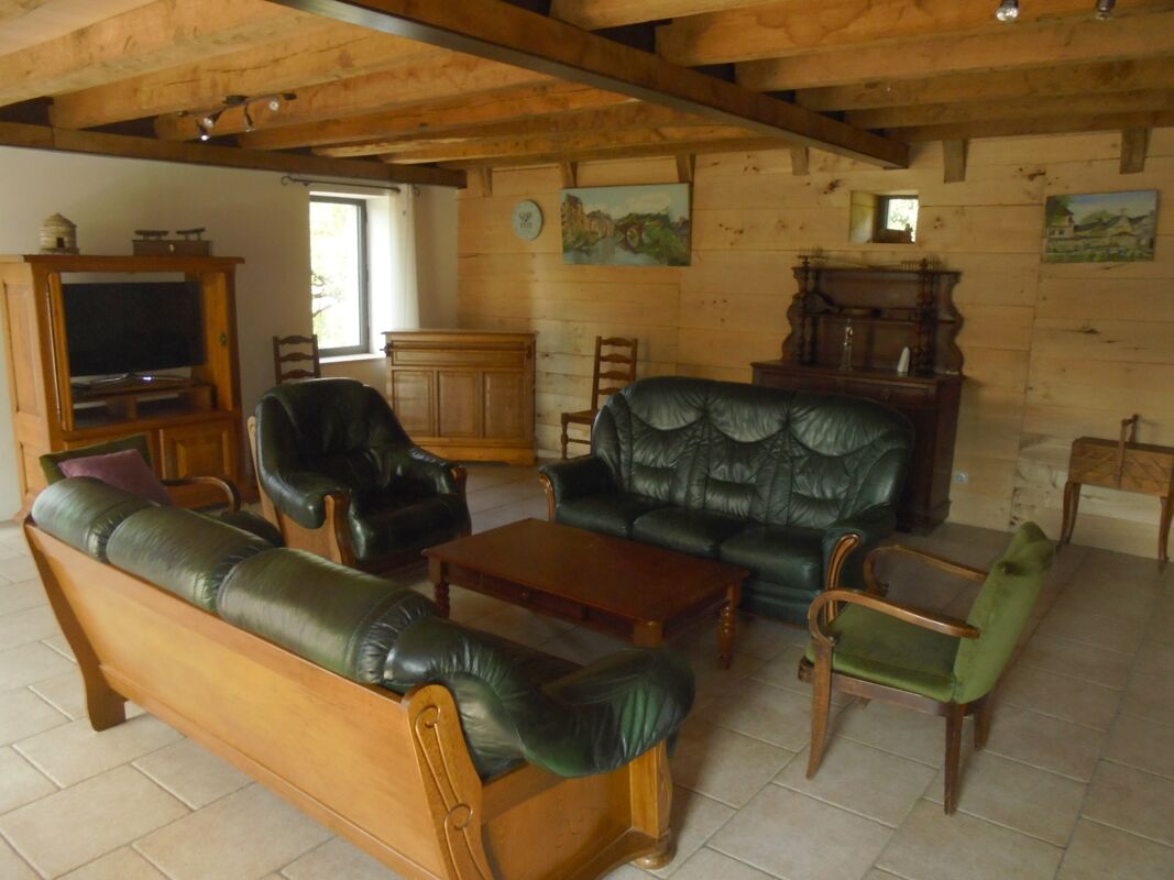 Living room House Castelnau-de-Mandailles