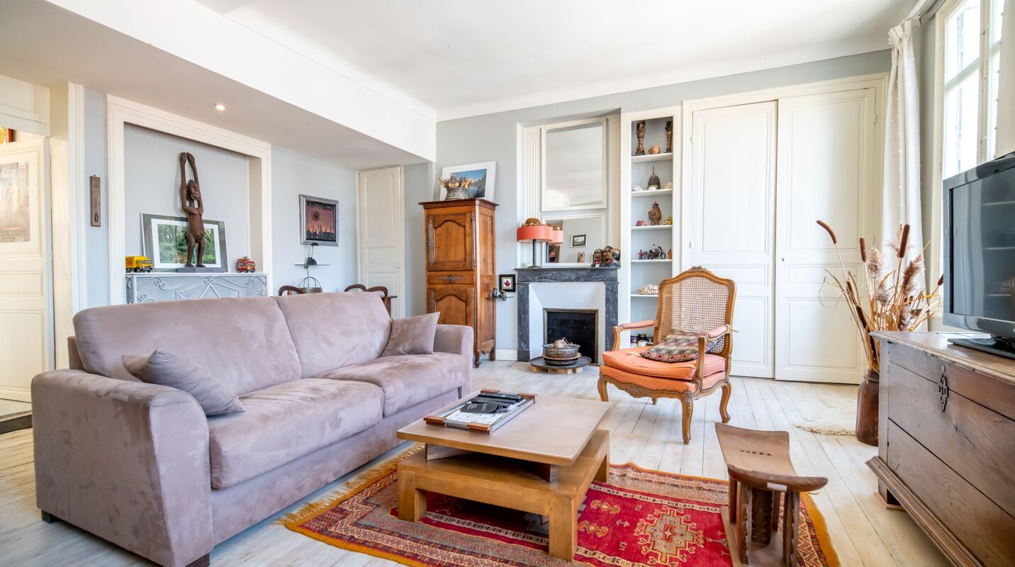 Wohnzimmer Ferienwohnung Saumur