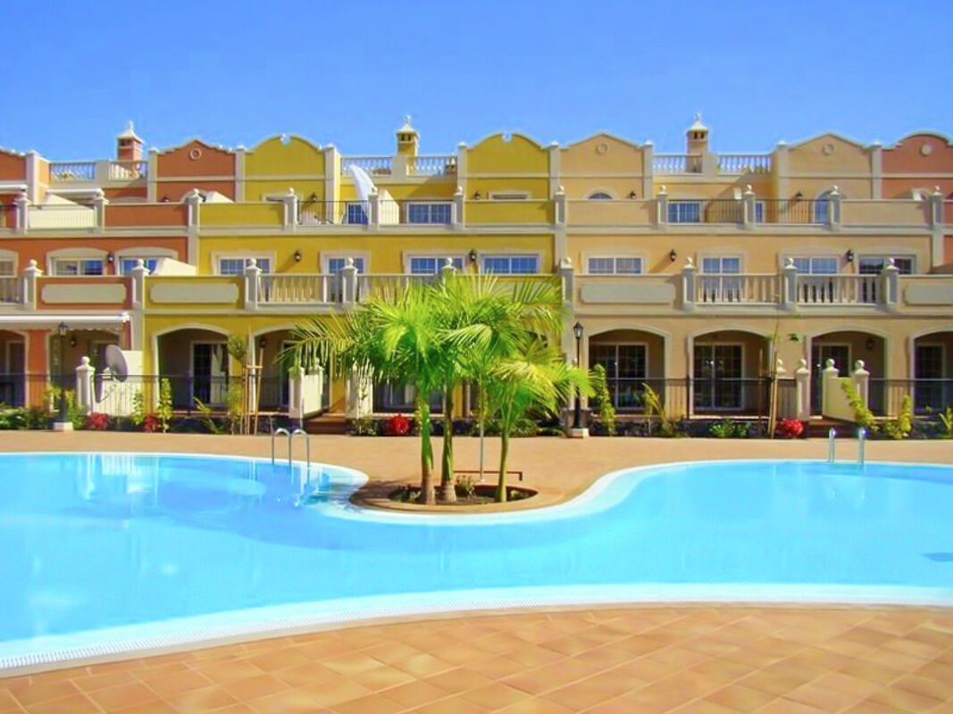 Vista sulla piscina Appartamento Palm-Mar