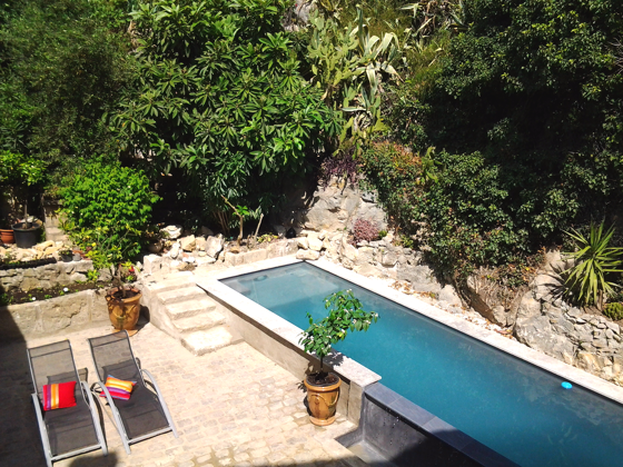 Espectacular casa para 7 pers. con piscina y terraza en Aramon