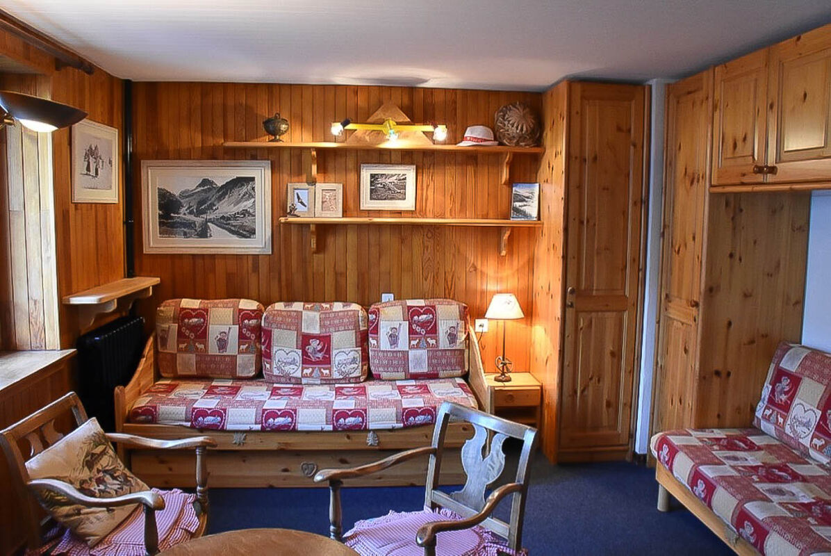 Sala de estar Apartamento Val-d'Isère