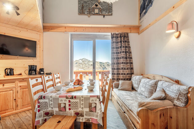 Wohnung 20 m vom Skigebiet entfernt für 8 Pers. in Val Thorens