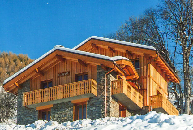 Appartamento a 300 m dalle piste da sci per 10 pers. con terrazza