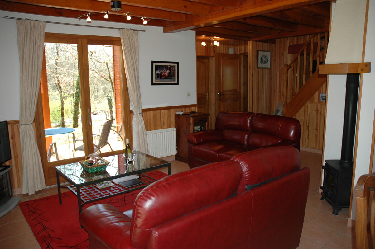 Sala de estar Casa Lachapelle-Auzac