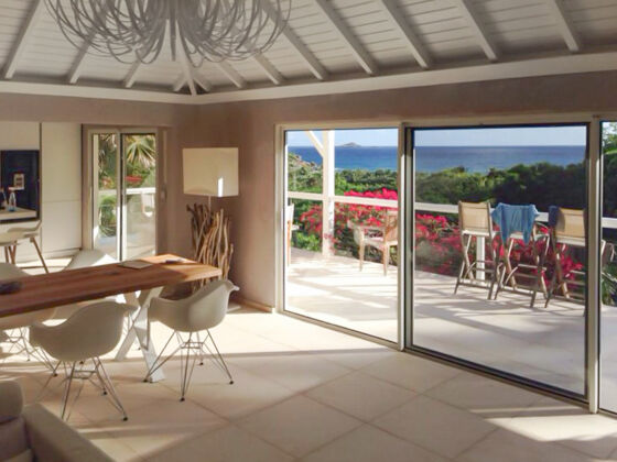 Villa à 500 m de la plage pour 8 pers. avec piscine à Gustavia