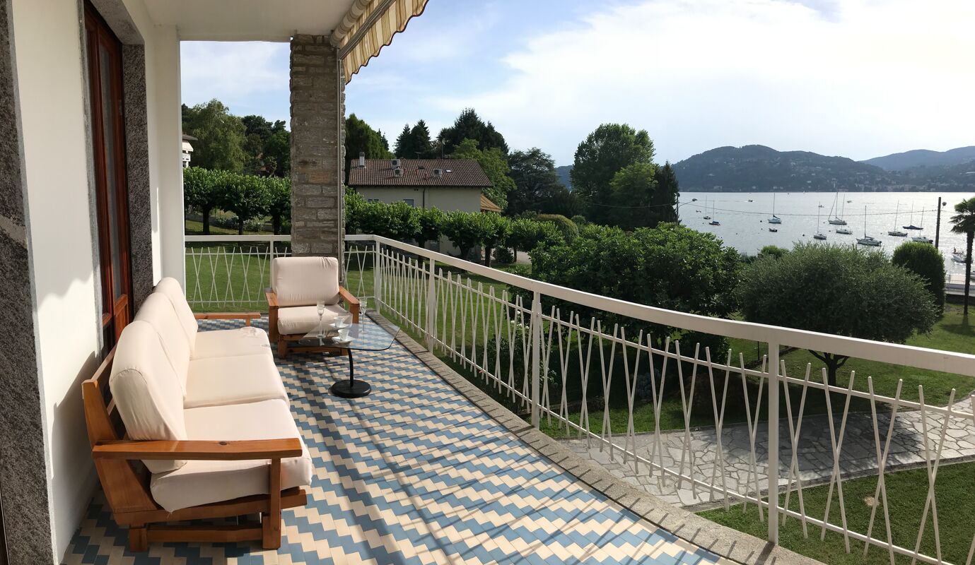 Terrace Villa Ranco, Lombardy