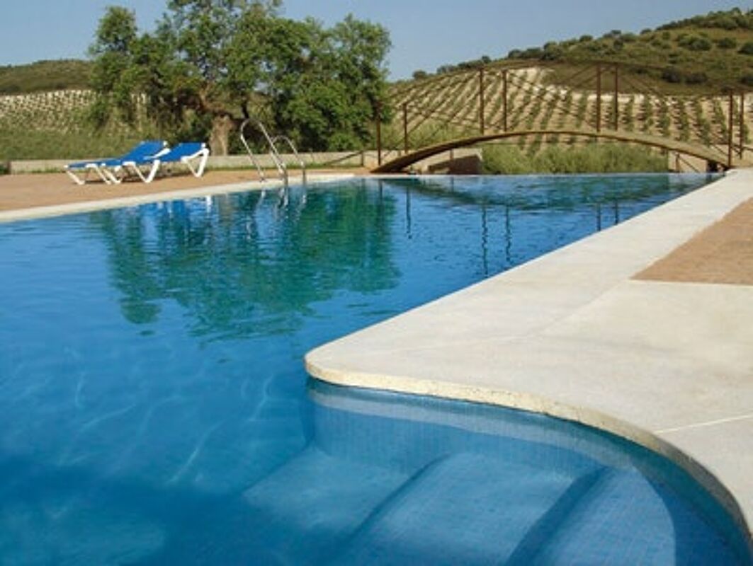 Vista sulla piscina Casa undefined