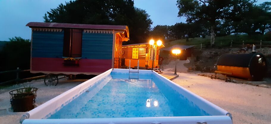 Propiedad para 2 pers. con piscina y sauna en Montjoie-en-Couserans