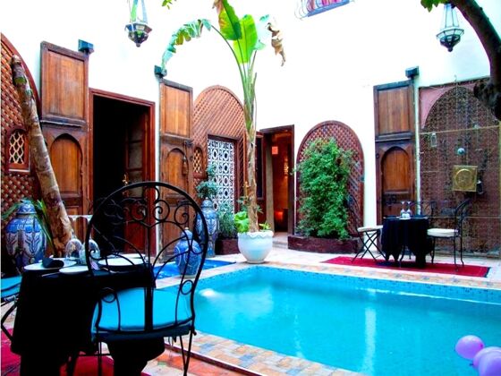Espectacular villa para 27 pers. con piscina y terraza en Marrakech