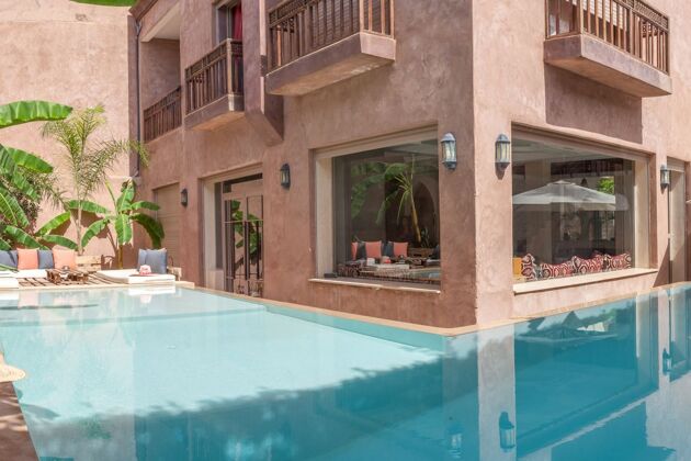 Villa para 14 pers. con piscina, jardín, terraza y balcón en Marrakesh