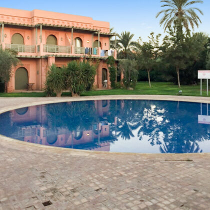 Wohnung für 6 Pers. mit Zugang zum Pool und Garten in Marrakech
