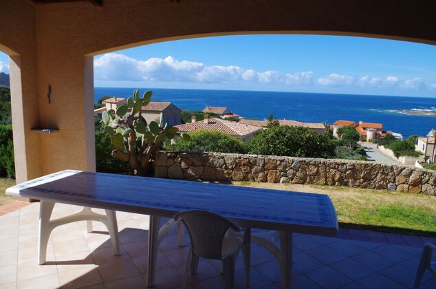 House 400 m away from the beach for 10 ppl. with sea view at Sartène