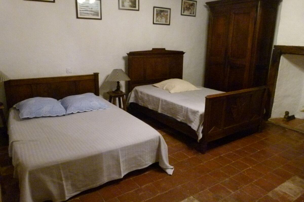 Camera da letto Villa Ornézan