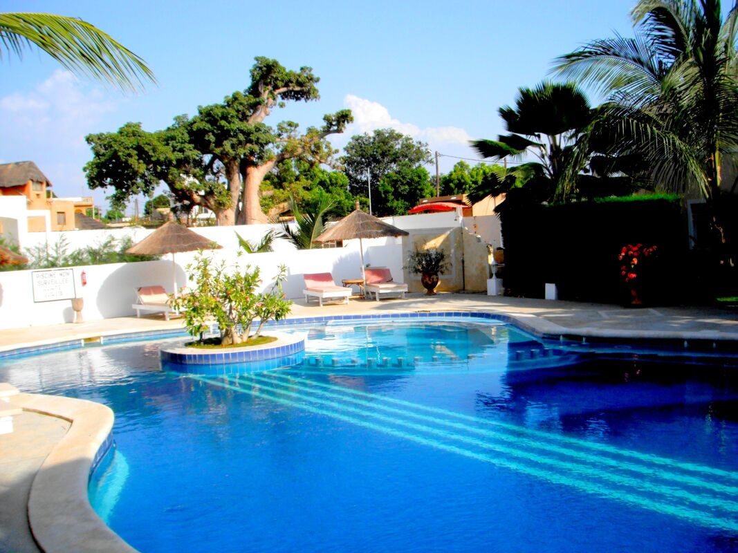 Swimming pool view House Saly