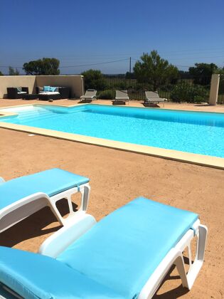 Villa 4 km away from the beach for 4 ppl. with shared pool and terrace