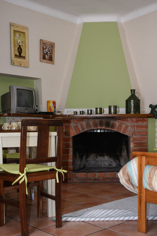 Indoor Fireplace House Porto de Mós