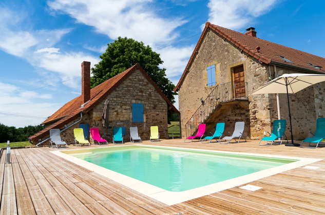 Villa per 20 pers. con piscina e sauna a Saint-Bonnet-de-Vieille-Vigne