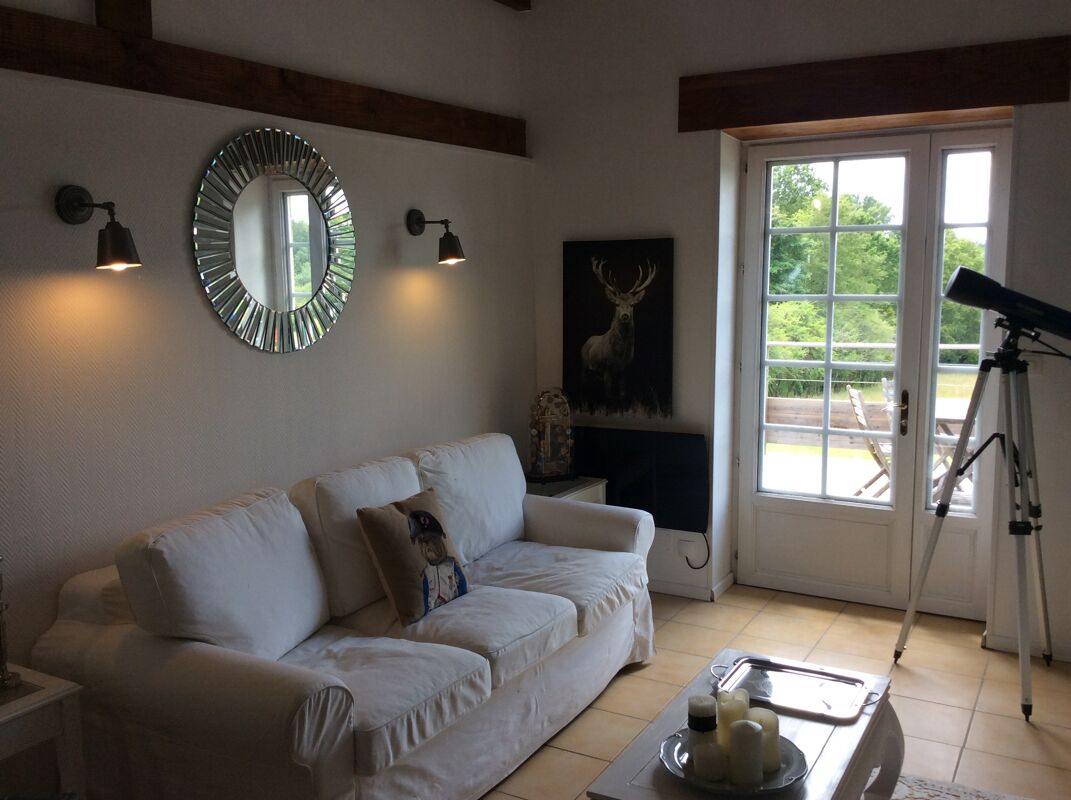 Living room House Abjat-sur-Bandiat