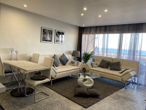 Appartement pour 6 pers. avec vue sur la mer et balcon à Cannes