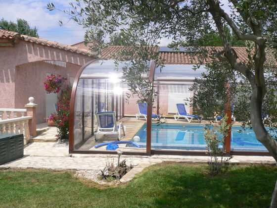 Appartement pour 6 pers. avec piscine partagée et jardin à Béziers