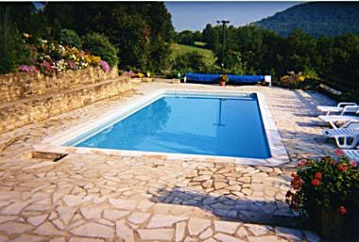 Swimming pool view Villa Milhars