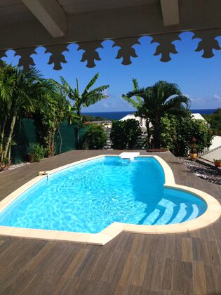 Villa a 600 m de la playa para 8 pers. con piscina en Le Diamant