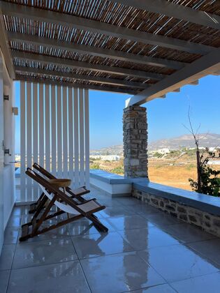 Appartement à 1 km de la plage pour 3 pers. avec jardin à Antiparos
