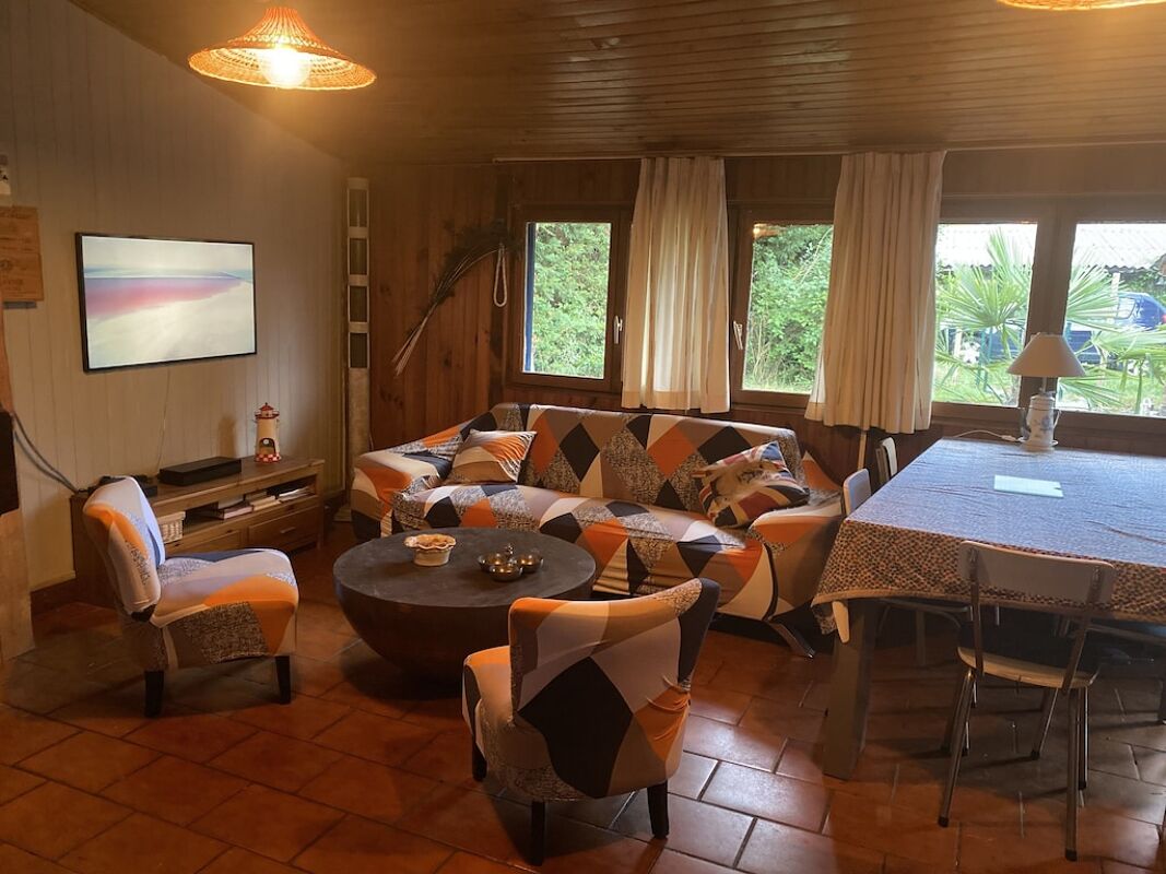 Living room House Vendays-Montalivet