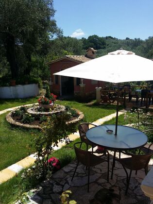 House 8 km away from the beach for 8 ppl. with garden at Corfu