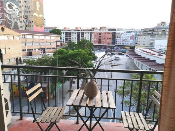 Splendido appartamento per 7 pers. con balcone a Málaga