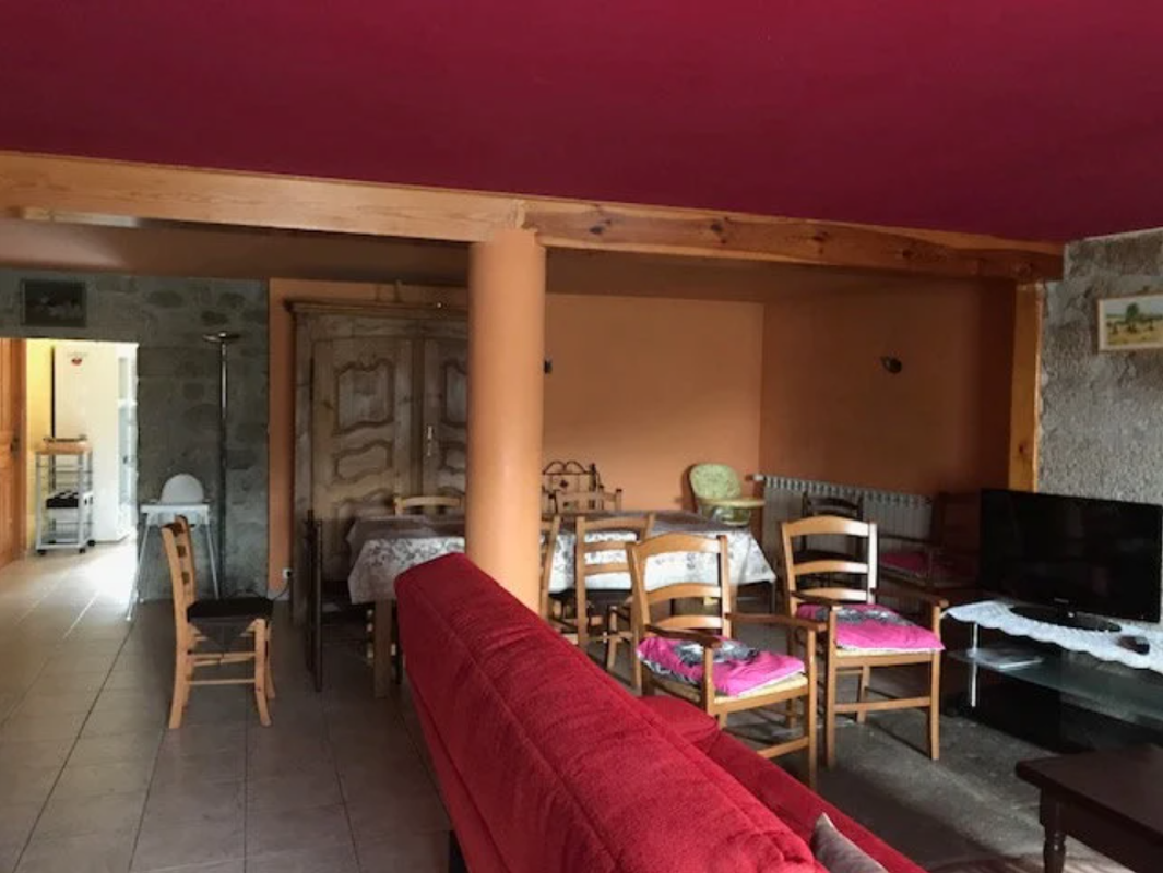 Wohnzimmer Ferienhaus Albaret-Sainte-Marie