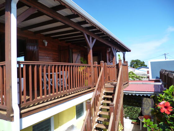 Chalet 3 km away from the beach for 4 ppl. with terrace at Le Moule