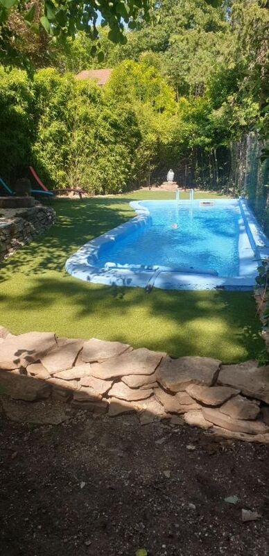 Vista sulla piscina Villa Bassan