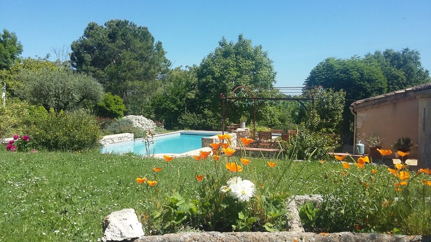 Vista sulla piscina Appartamento Castéra-Lectourois