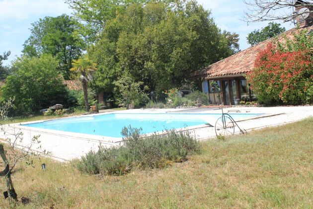 Geräumiges Haus für 6 Pers. mit Zugang zum Pool in Pontonx-sur-l'Adour