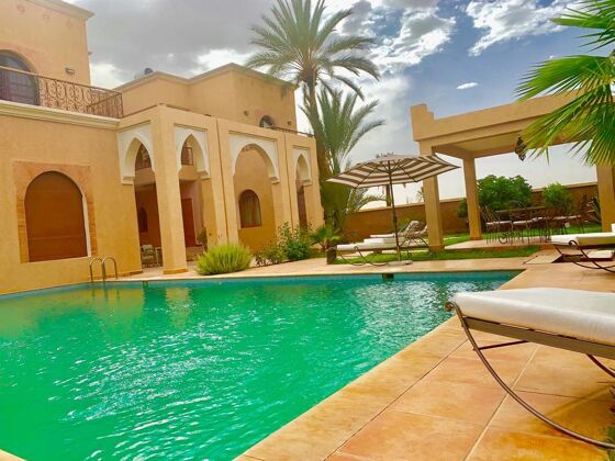 Villa para 8 pers. con piscina, jardín, terraza y balcón en Marrakech
