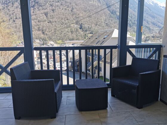 Außergewöhnliche Wohnung für 6 Pers. mit Balkon in Cauterets