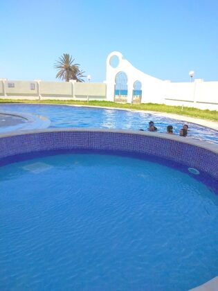 Appartement for 4 ppl. with shared pool and sea view at Hergla